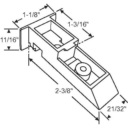 Strybuc Balance Top Sash Guide 60-5008